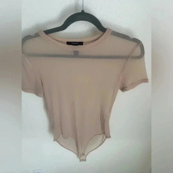Tops - Medium sheer bodysuit from Forever 21.